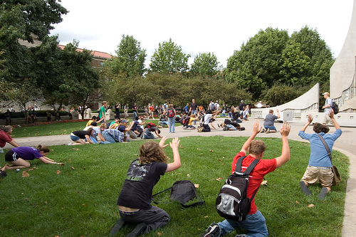 Picture of flash mob