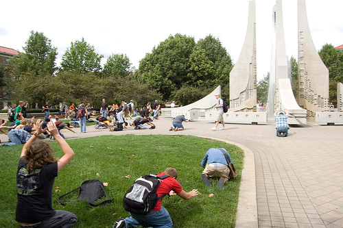 Picture of flash mob